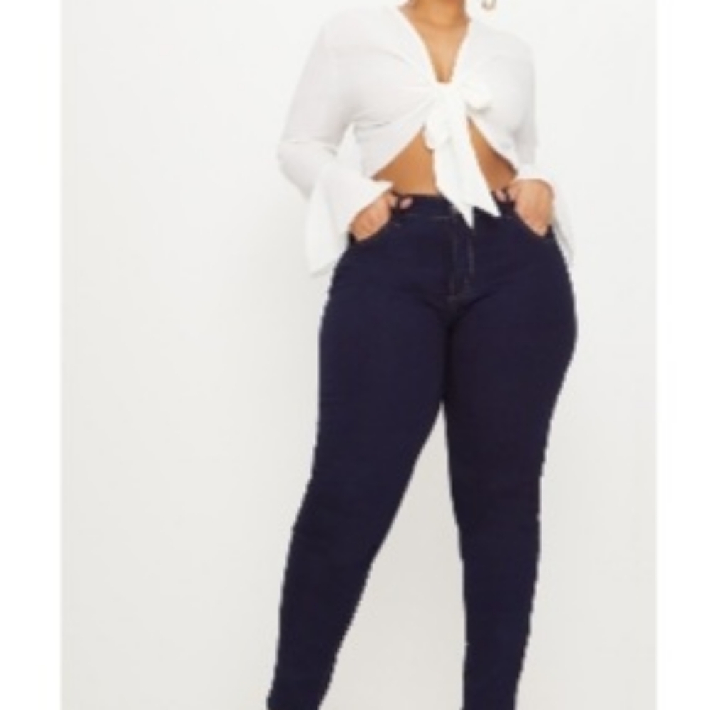 plus indigo skinny jeans